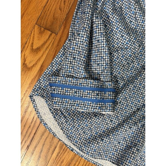 Robert Graham Dervin Long Sleeve Button Down Woven Shirt Blue Mens XL - Picture 4 of 9